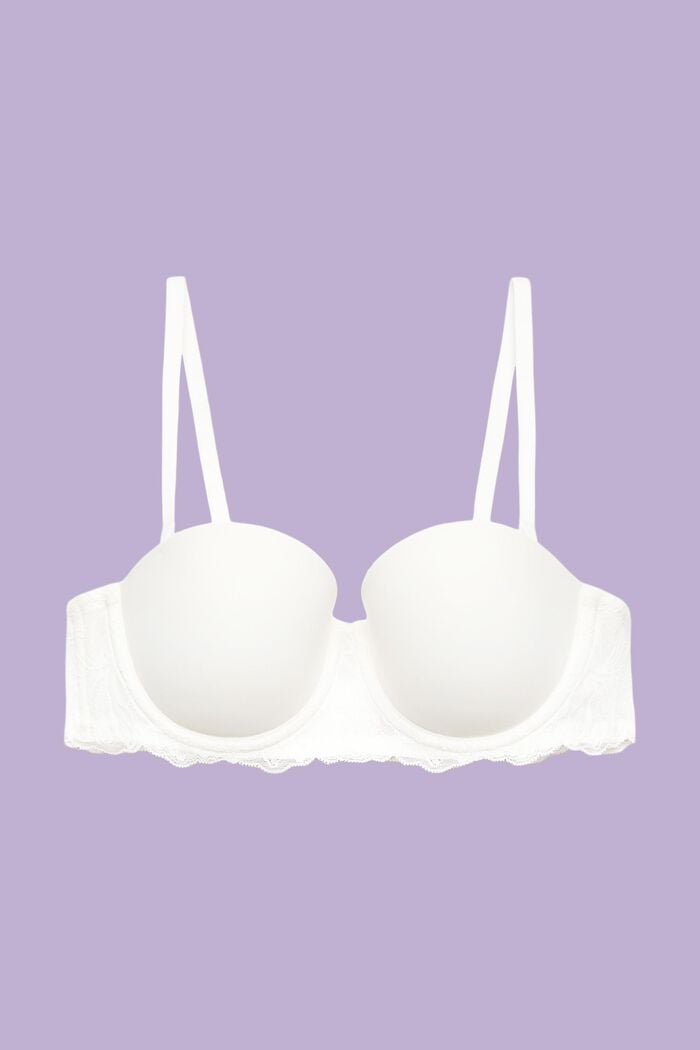 Multifunctional Padded Underwired Bra, OFF WHITE, detail image number 4