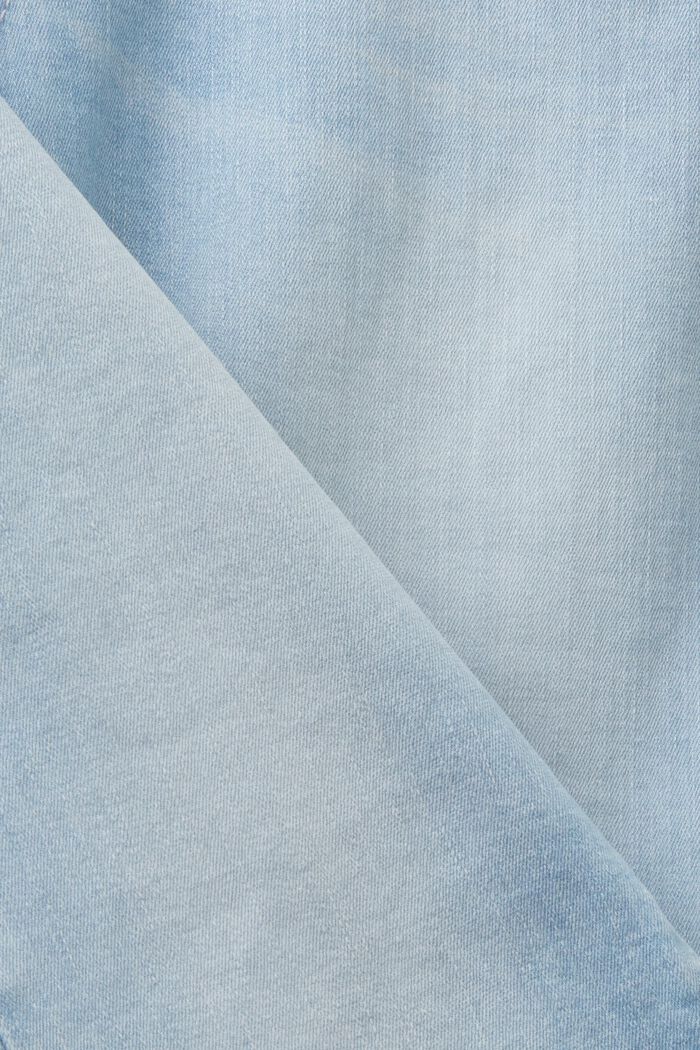 Skinny jeans of sustainable cotton, BLUE BLEACHED, detail image number 5