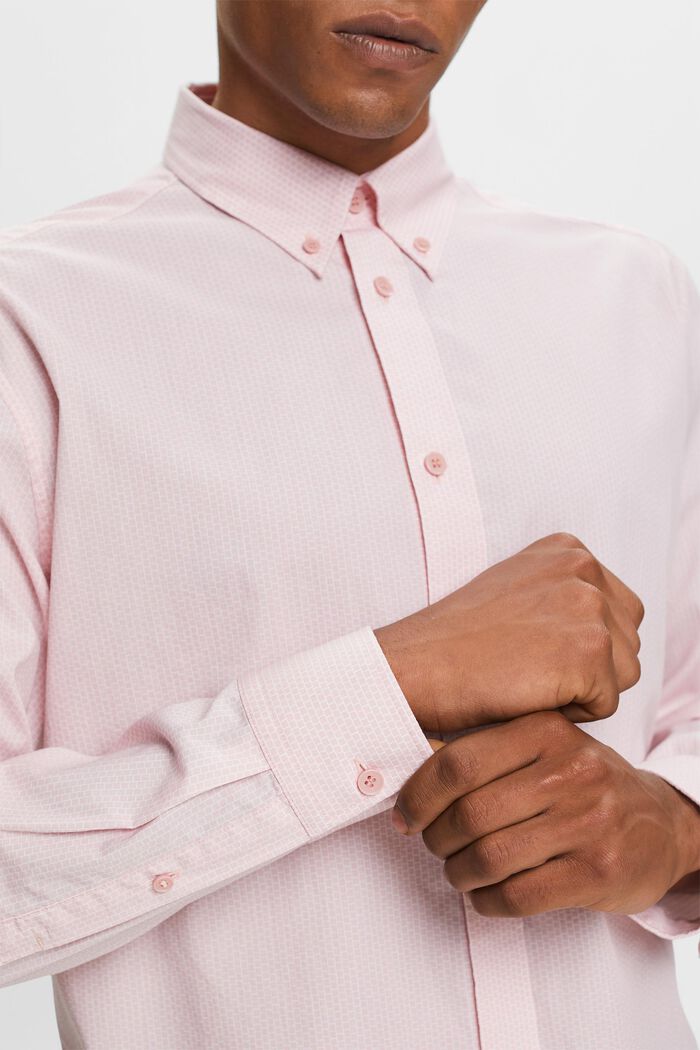 Cotton Poplin Shirt, OLD PINK, detail image number 2