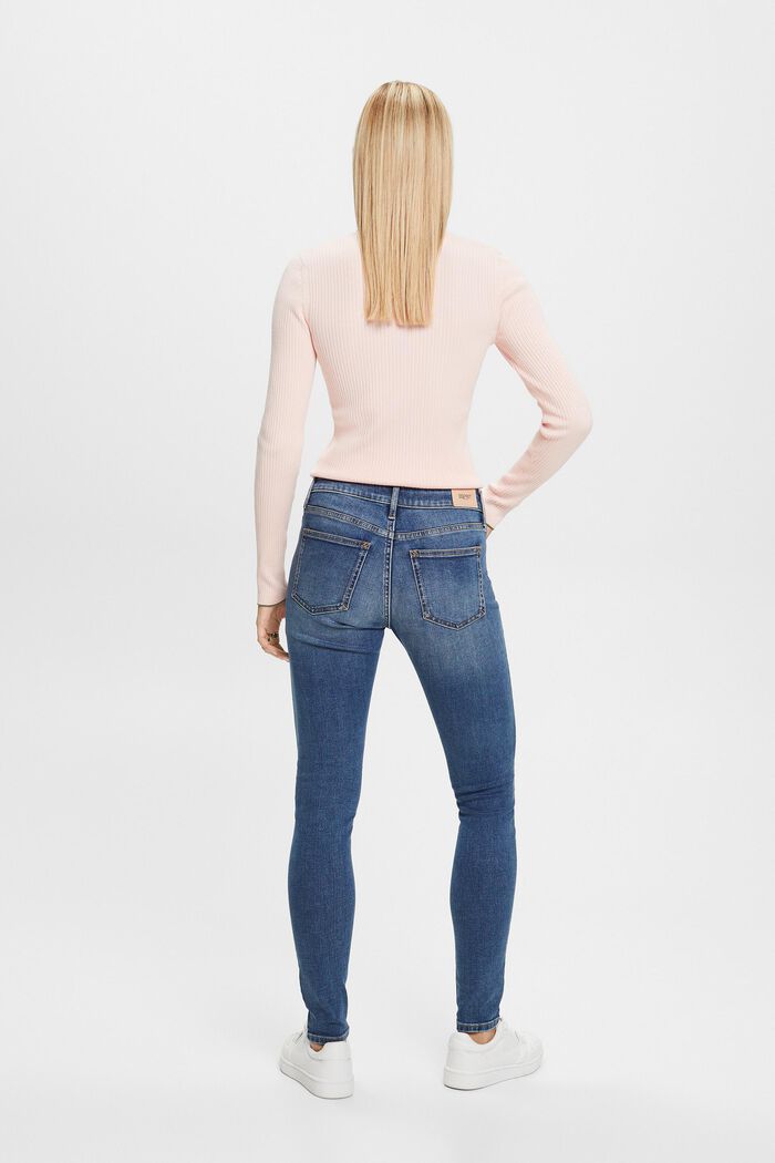 Mid-Rise Skinny Jeans, BLUE MEDIUM WASHED, detail image number 4