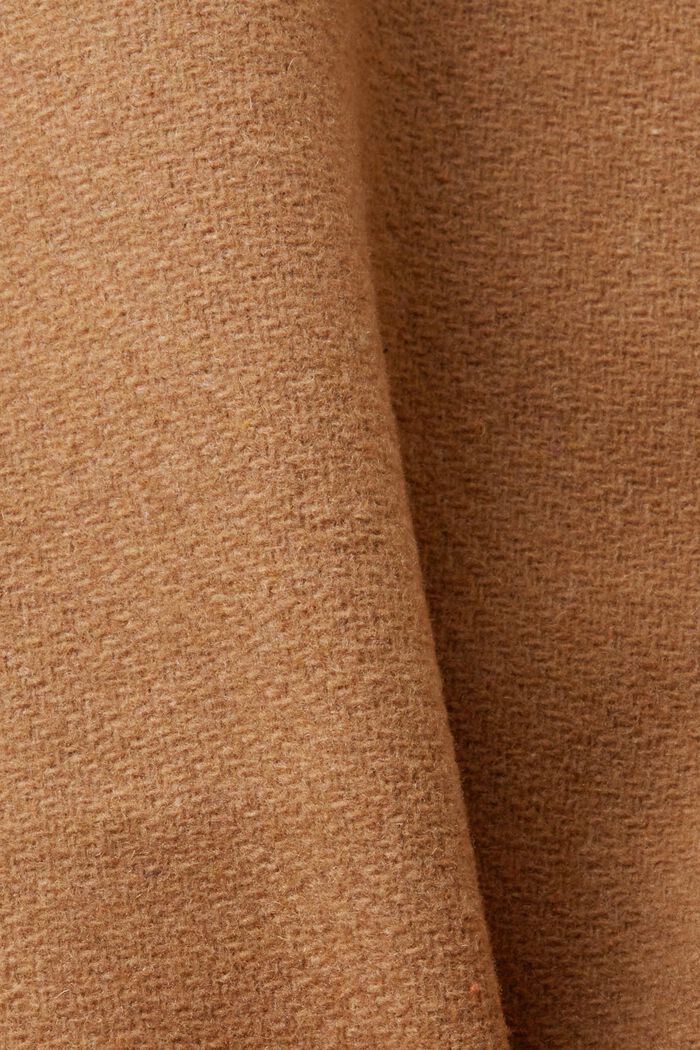 Detachable Padded Coat, CAMEL, detail image number 6