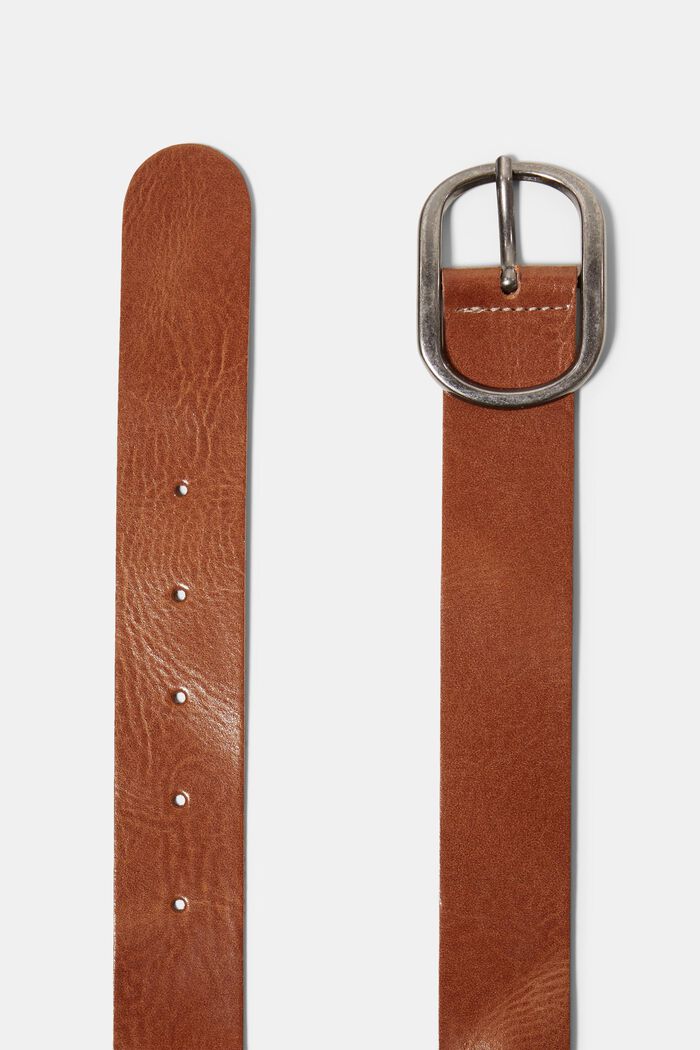 Leather belt, RUST BROWN, detail image number 1