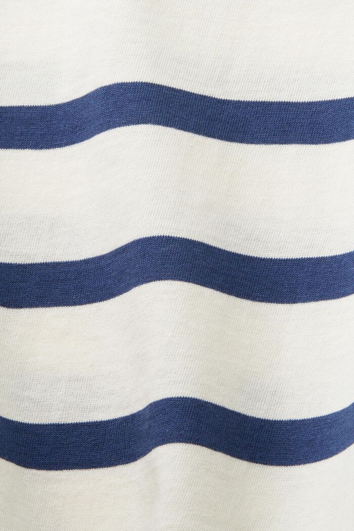 Striped Cotton Jersey T-Shirt, ICE, detail image number 4