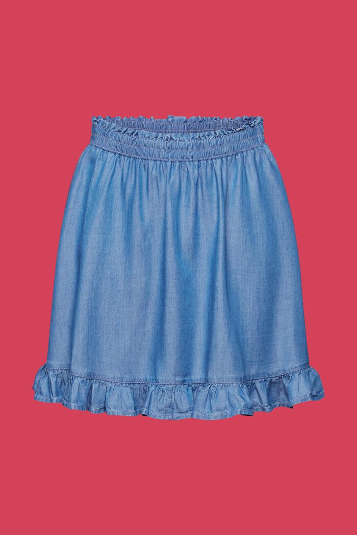 Skirts light woven, BLUE MEDIUM WASHED, detail image number 7