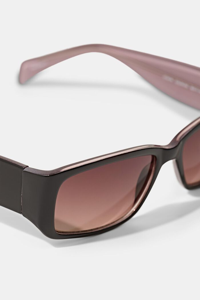 Sunglasses with two-tone frames, BROWN, detail image number 1