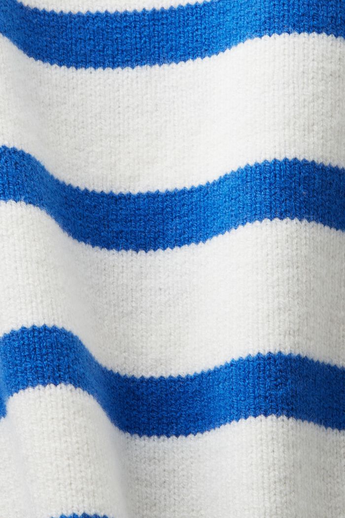 Striped Mockneck Sweater Vest, ICE, detail image number 5