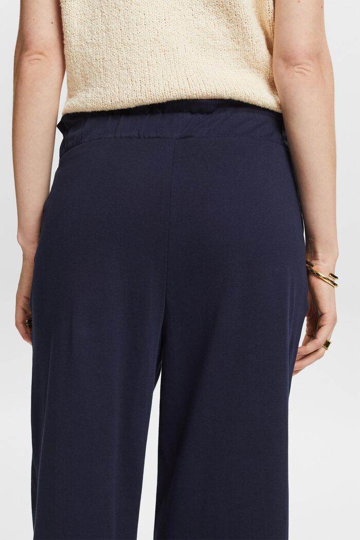 Cropped Culotte Pants, NAVY, detail image number 3