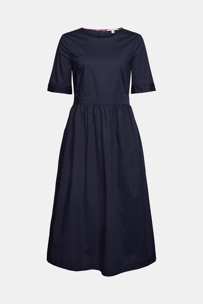 midi-length dress, NAVY, detail image number 6
