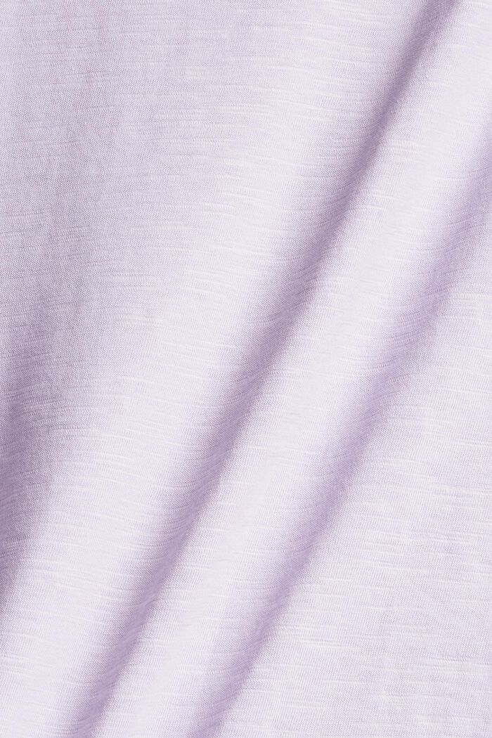 Photo print T-shirt, organic cotton, LILAC, detail image number 4