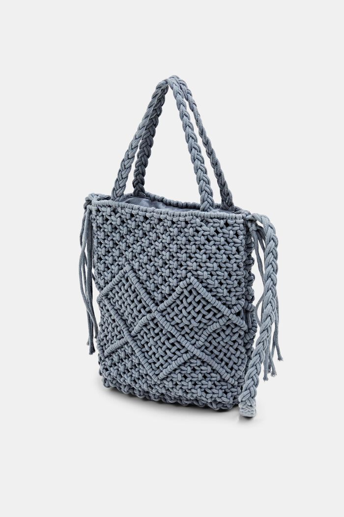 Crocheted shoulder bag, LIGHT BLUE, detail image number 2