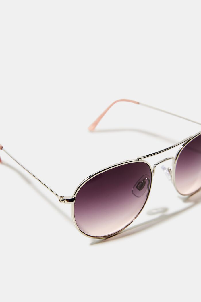 Round sunglasses with a metal frame, ROSE, detail image number 1