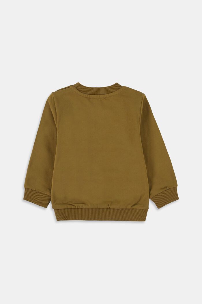 Sweatshirt with 3D elements, organic cotton