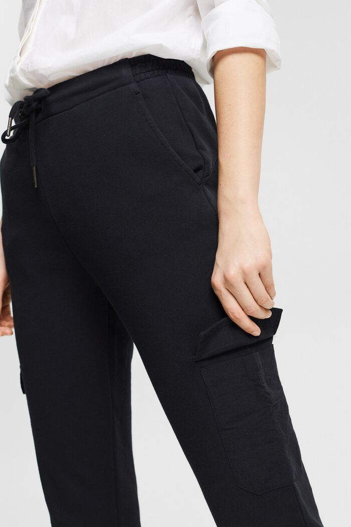 Trousers, BLACK, detail image number 2