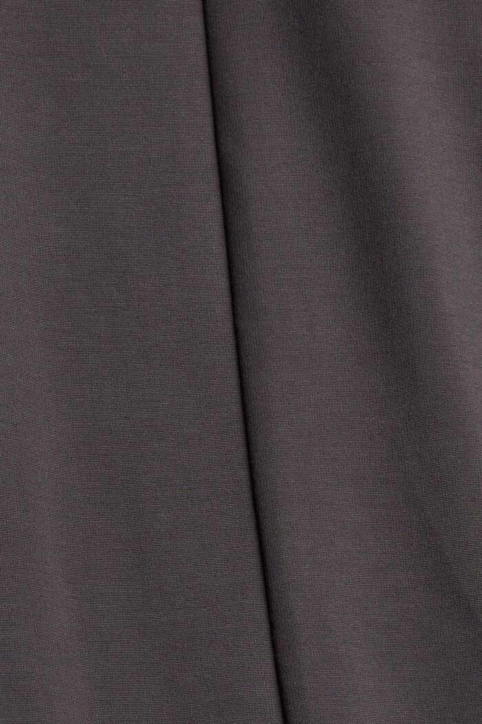 Stretch trousers with slits, ANTHRACITE, detail image number 4