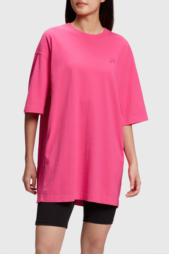 Color Dolphin Relaxed Fit T-shirt Dress, PINK, detail image number 0
