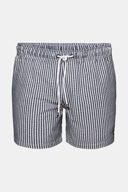 Striped Textured Swimming Shorts