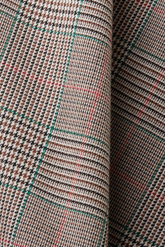 Glencheck Midi Skirt, CARAMEL, detail image number 6