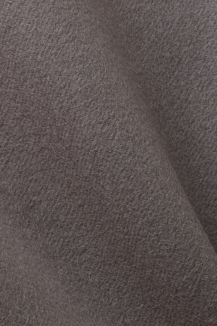 Wool Trucker Jacket, BROWN GREY, detail image number 5