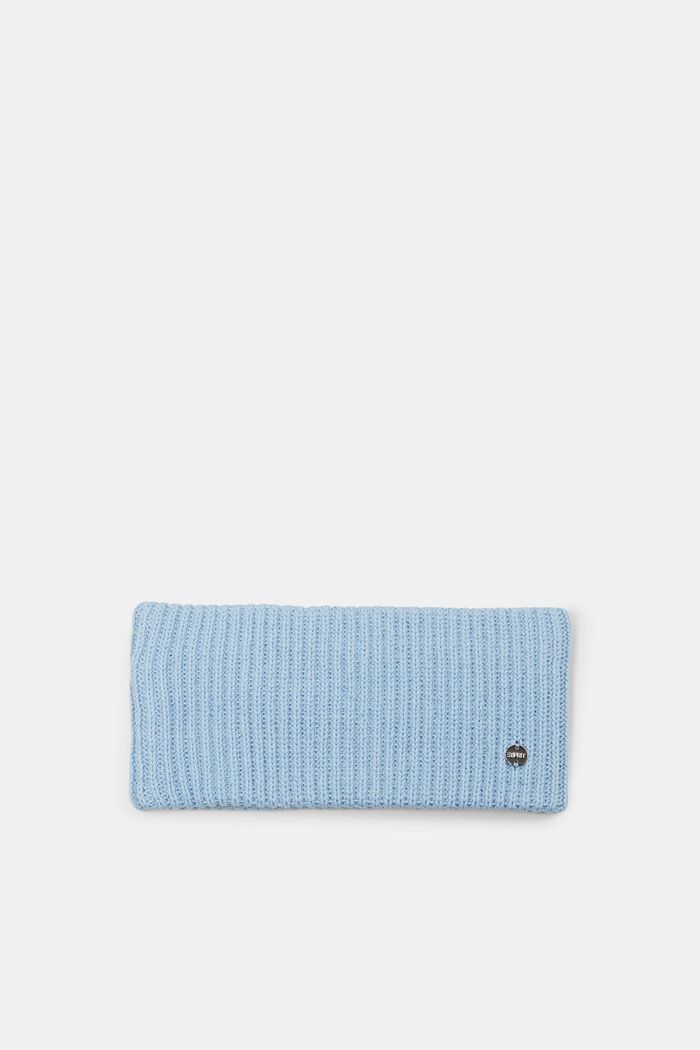 Rib knit handband, PASTEL BLUE, detail image number 0