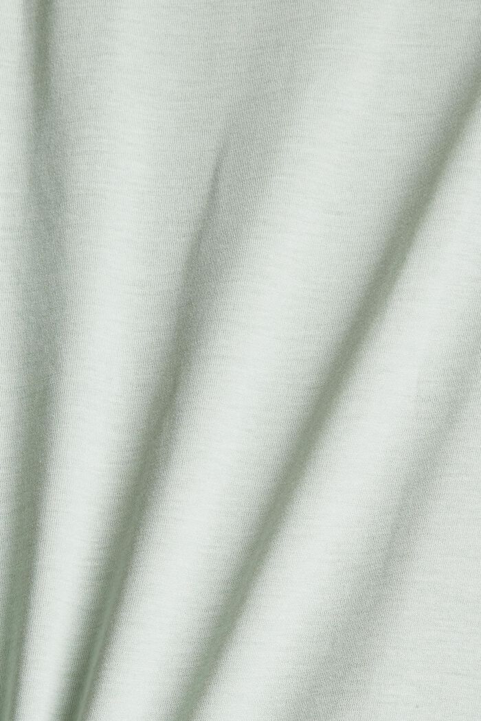 Made of recycled material: Active T-shirt with a print, PASTEL GREEN, detail image number 4