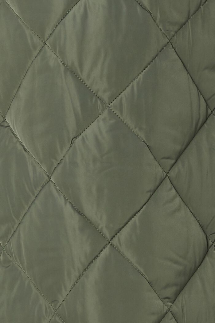 MATERNITY 3-in-1 Padded Quilted Jacket, MOSS GREEN, detail image number 4