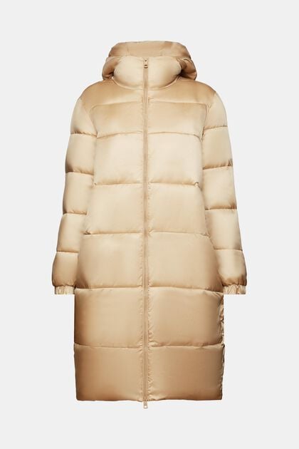 Puffer Coat With Detachable Hood