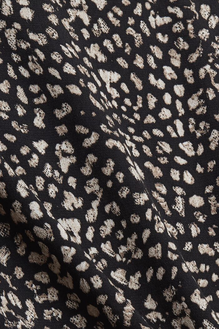 Printed blouse, LENZING™ ECOVERO™, BLACK, detail image number 1