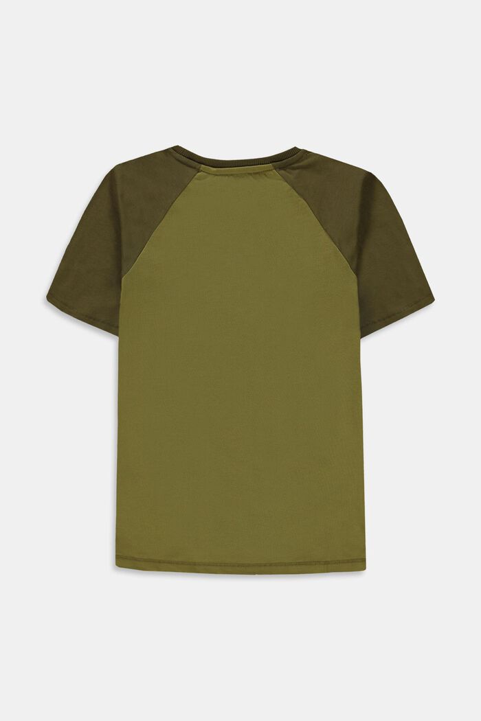 Printed T-shirt in 100% cotton, LEAF GREEN, detail image number 1