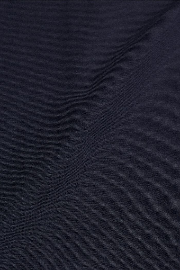 Top with embroidery, organic cotton, NAVY, detail image number 4