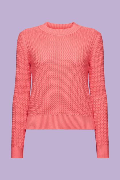 Structured Knit Crewneck Sweater