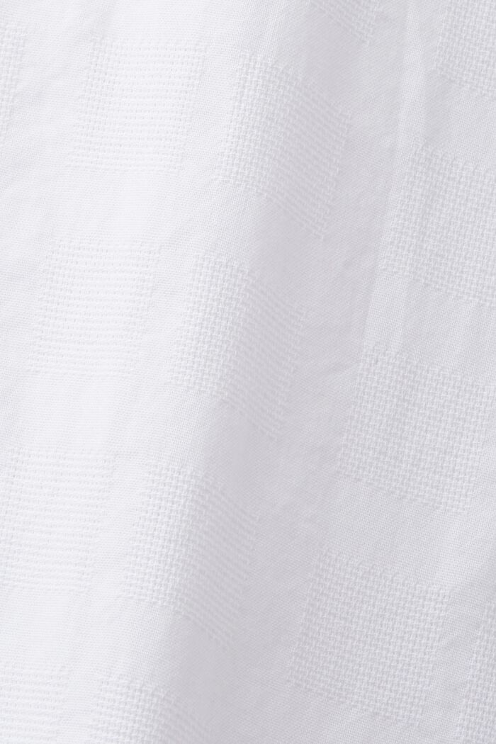 Structured cotton shirt, WHITE, detail image number 6