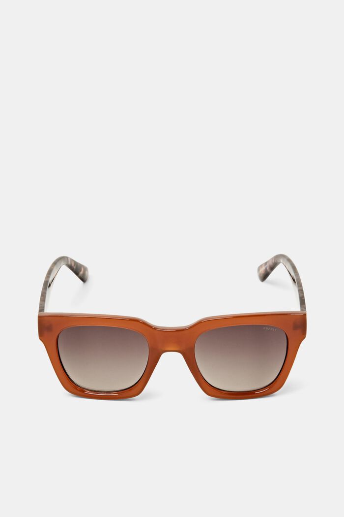 Gradient Square Framed Sunglasses, BROWN, detail image number 2