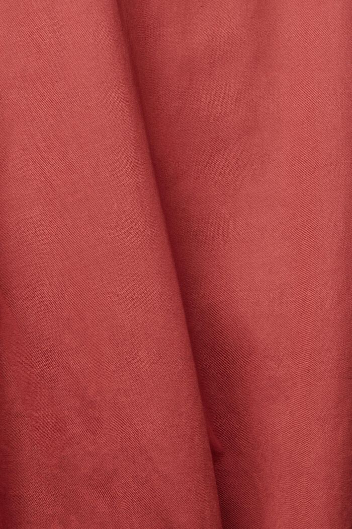 Linen blend: bomber jacket, TERRACOTTA, detail image number 4