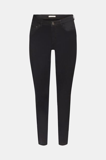 Mid-rise skinny fit trousers