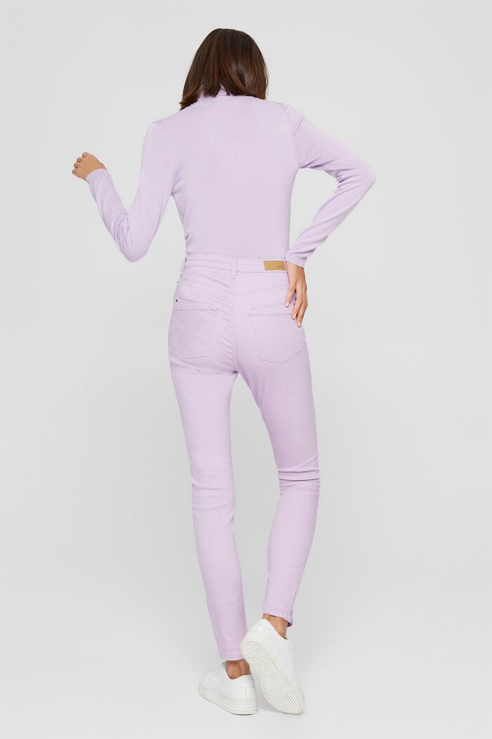 Trousers with a zip pocket, LILAC, detail image number 3