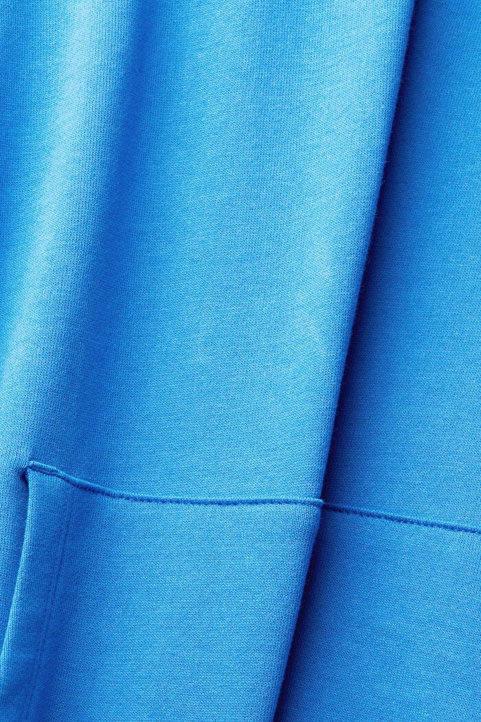 Hoodie with a back print, BRIGHT BLUE, detail image number 5