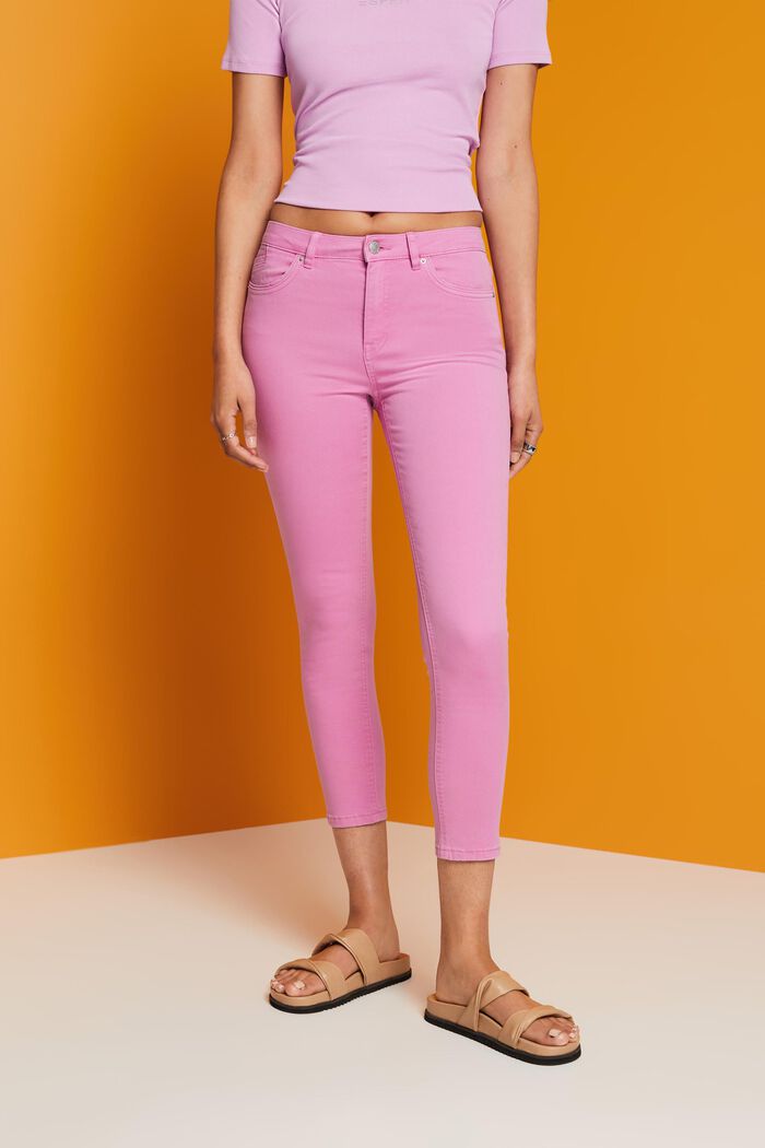 Cropped skinny trousers, LILAC, detail image number 0