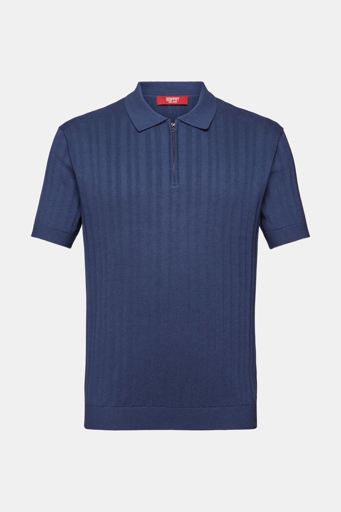 Slim Fit Polo Shirt, GREY BLUE, detail image number 5