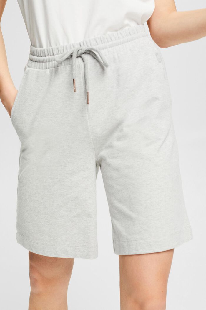 Sweat shorts made of organic cotton, LIGHT GREY, detail image number 2