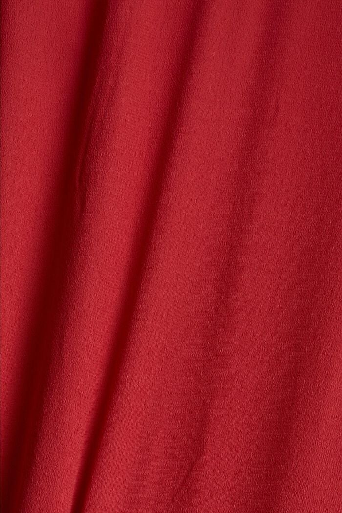 CURVY dress with a ruffled edge, RED, detail image number 1