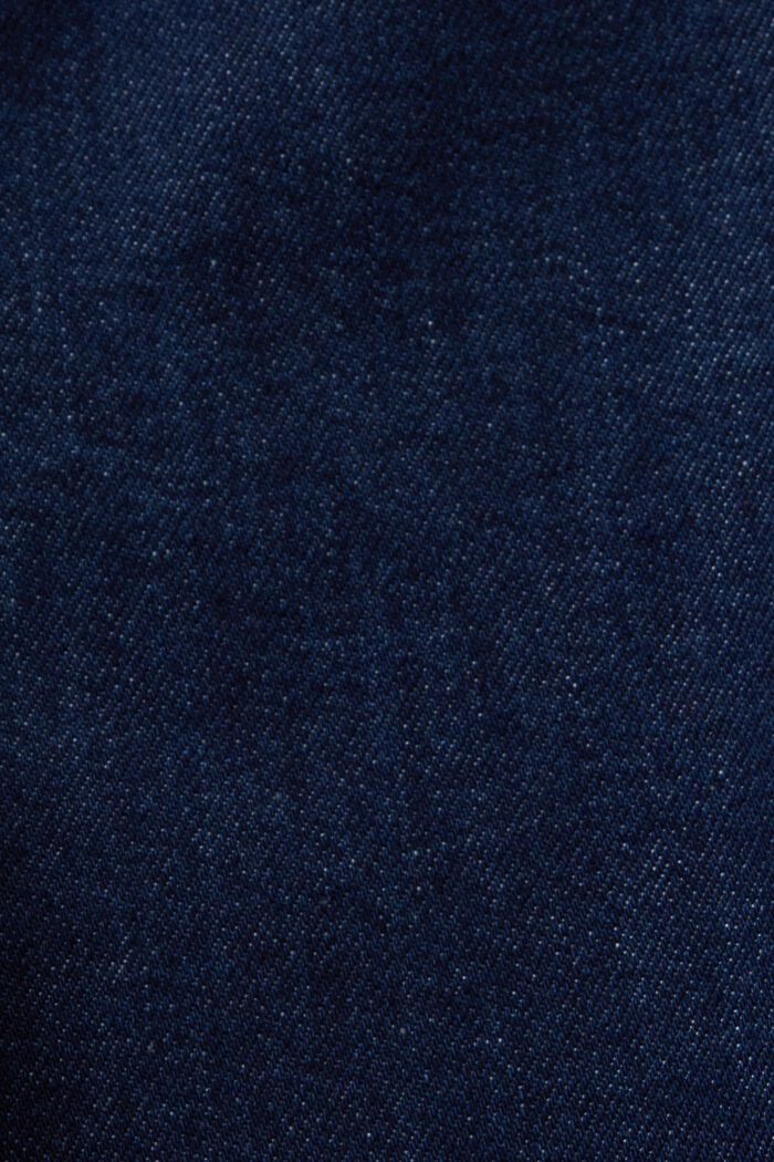 High-rise straight leg jeans, BLUE RINSE, detail image number 6