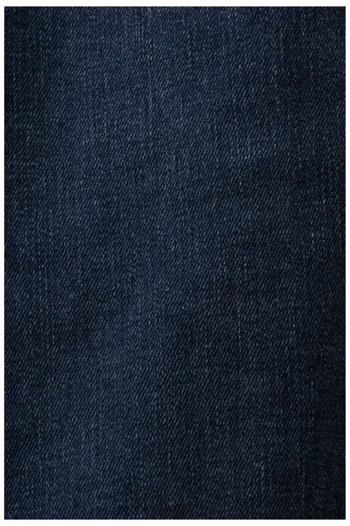 Straight Mid-Rise Jeans, BLUE DARK WASHED, detail image number 5