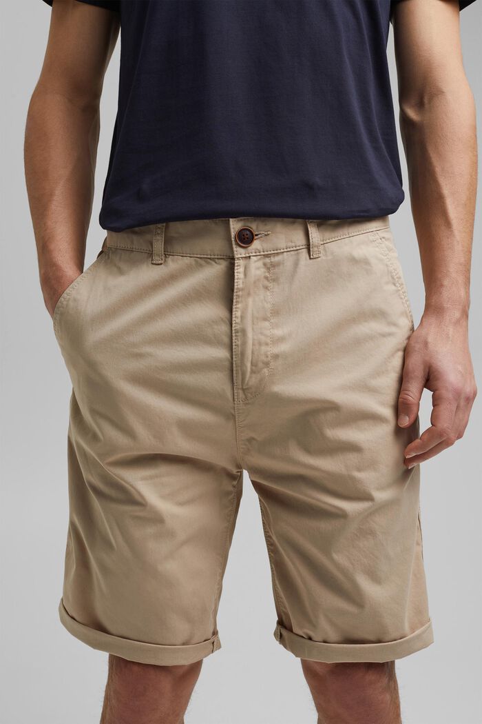 Shorts in organic cotton, LIGHT BEIGE, detail image number 2
