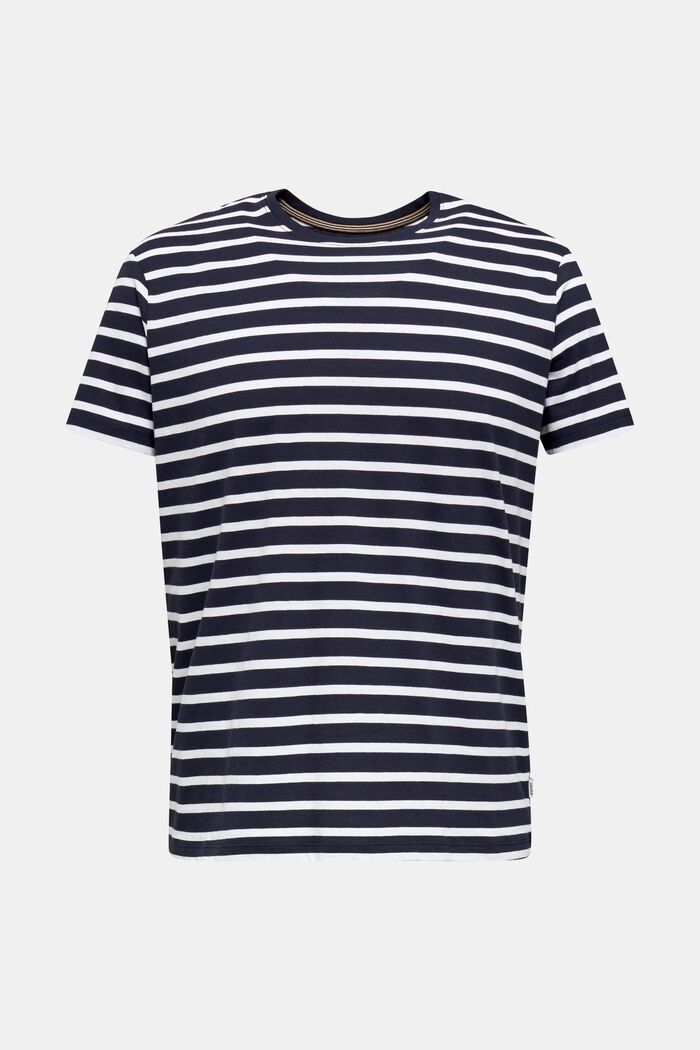 Jersey T-shirt in 100% cotton, NAVY, overview