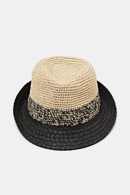 Two-Tone Trilby Hat