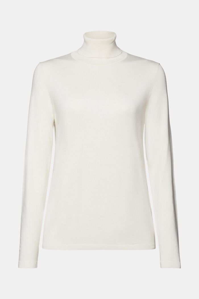 Long-Sleeve Turtleneck Sweater, OFF WHITE, detail image number 7