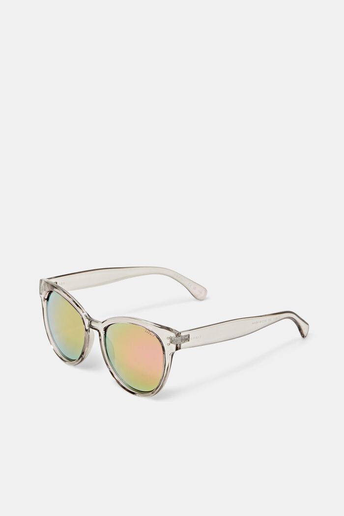 Clear frame sunglasses, GRAY, detail image number 2