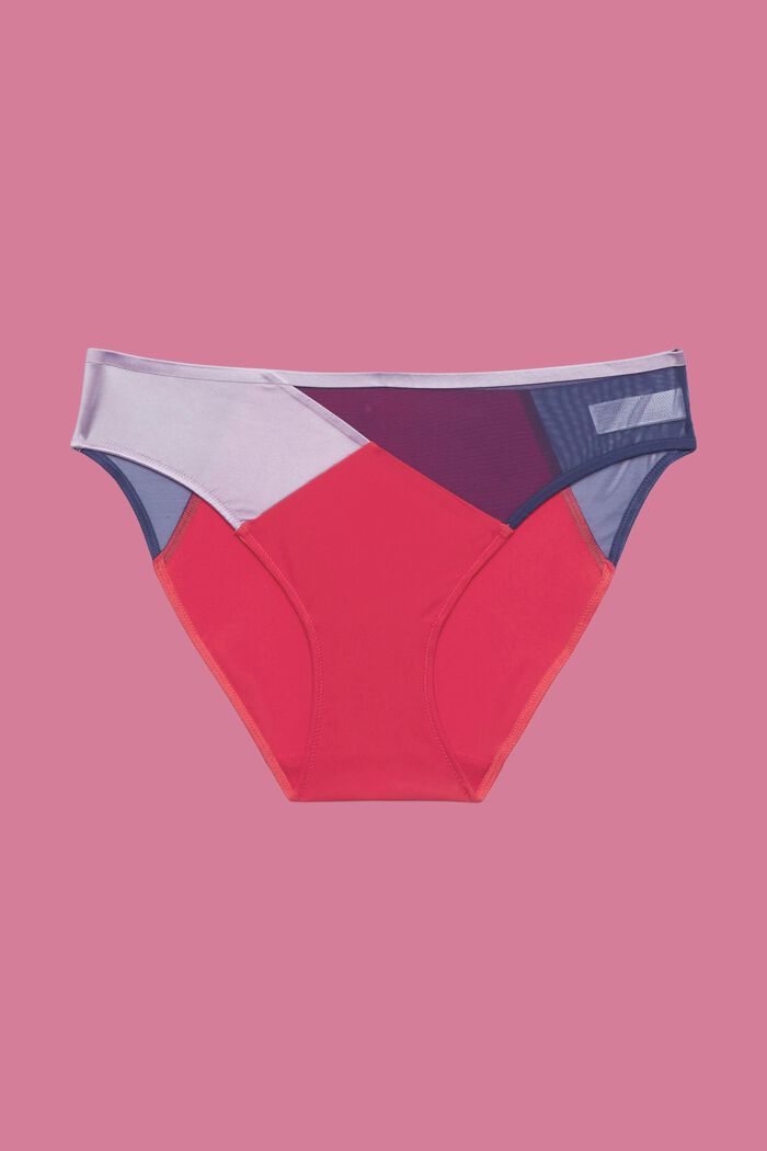 Mini briefs with block design, PINK FUCHSIA, detail image number 4