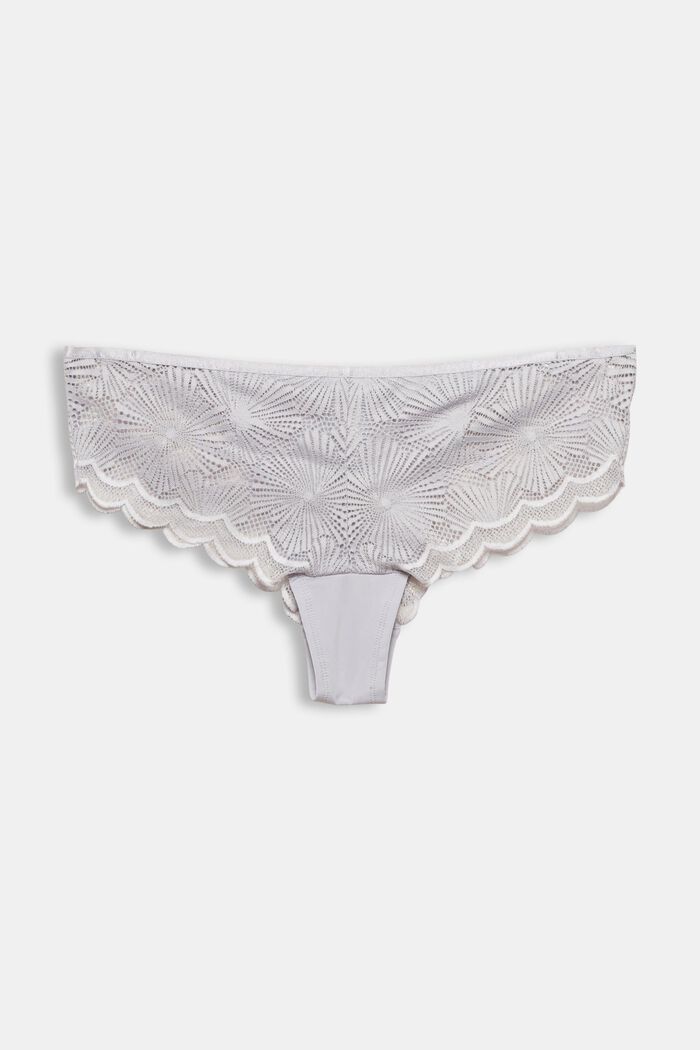 Made of recycled material: Brazilian shorts with lace
