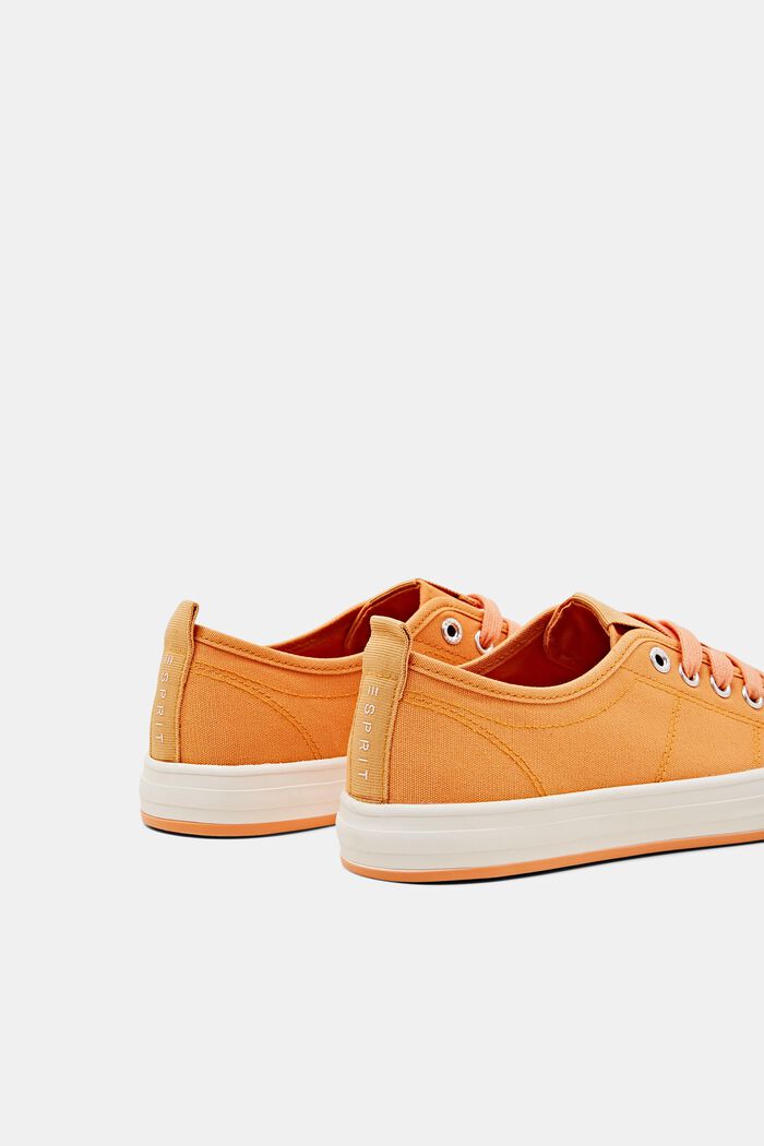 Canvas trainers, ORANGE, detail image number 4